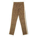 Brown Leopard Jaquard Track Pants