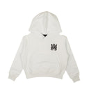 Boy's White MA Logo Pullover Hoodie