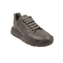 Grey Court Lace Up Trainer Sneakers