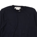 Navy Blue Crewneck Pullover Sweater