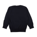 Navy Blue Crewneck Pullover Sweater