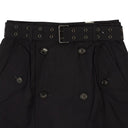 Junya Watanabe Double Breasted Belted Mini Skirt - Navy Blue