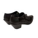 Black Sequin Embellished Point Shoes