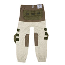 Mcq Colour Block Track Pants - Olive/Gray
