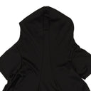 Black Peplum Hooded T-Shirt