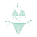 Mint Green Gradient Bikini Swim Suit