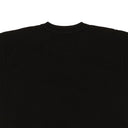 SACAI Black Cotton Zipper Short Sleeve T-Shirt