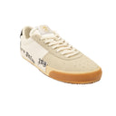 White And Beige New Vulcanized Sneakers