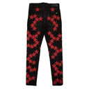 Black And Red Chemist Ultra Suede Star Jeans