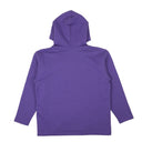 Balenciaga Rhinestone Bebe Cropped Logo Hoodie - Purple