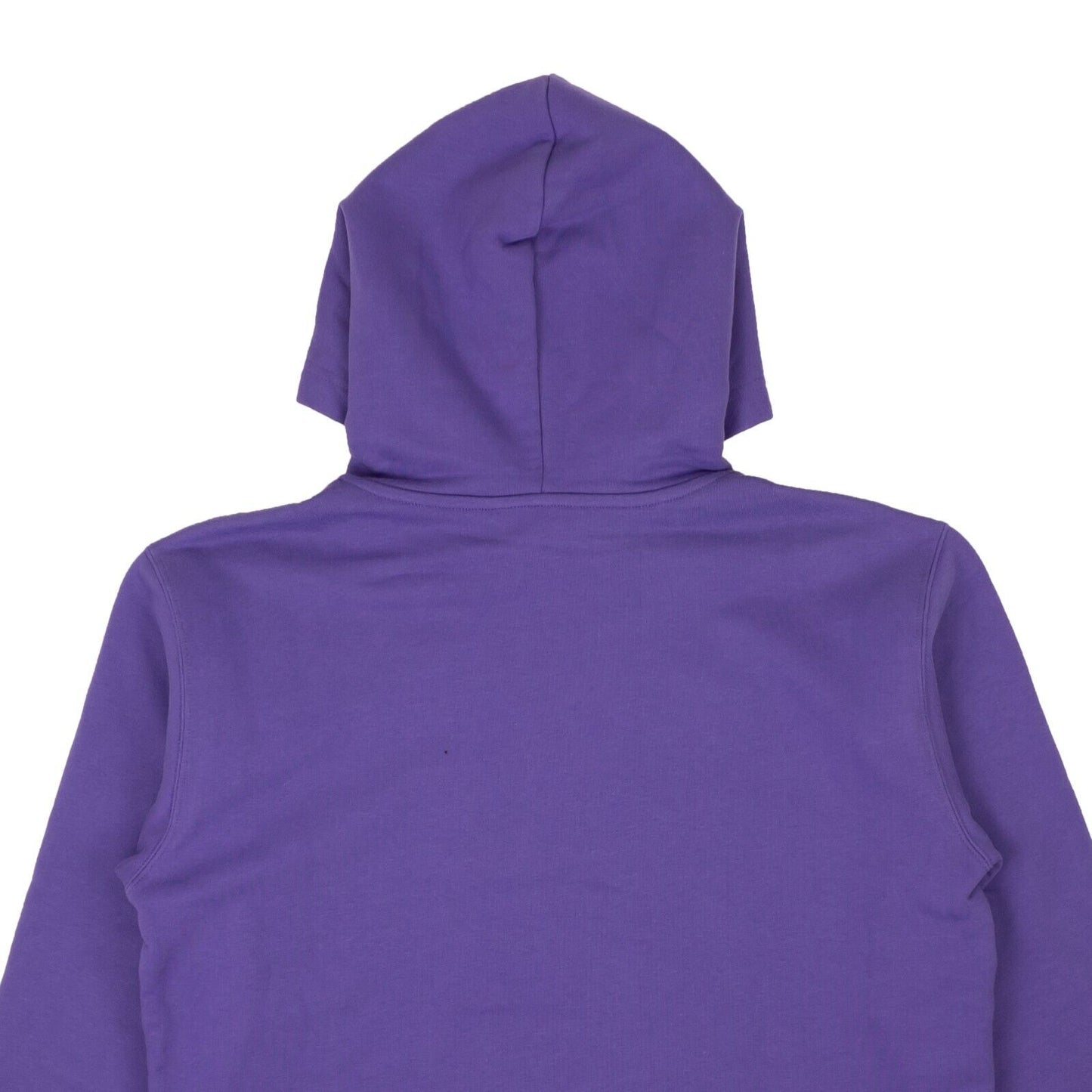 Balenciaga Rhinestone Bebe Cropped Logo Hoodie - Purple