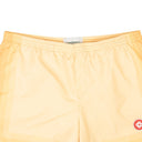 Yellow Printed Logo Swim Shorts