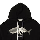 Black Shark Cropped Hoodie