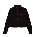 Black And Red LA Exclusive Stripper Pole Denim Jacket