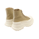 Alexander Mcqueen Tread Slick Hi Top Boot - Beige