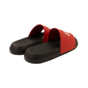 Alexander Mcqueen Logo Pool Slides - Black/Red