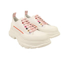 White And Multi Tread Slick Low Top Boots