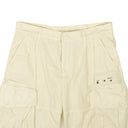 Off White C/O Virgil Abloh Ow Logo Utility Shorts - Cream