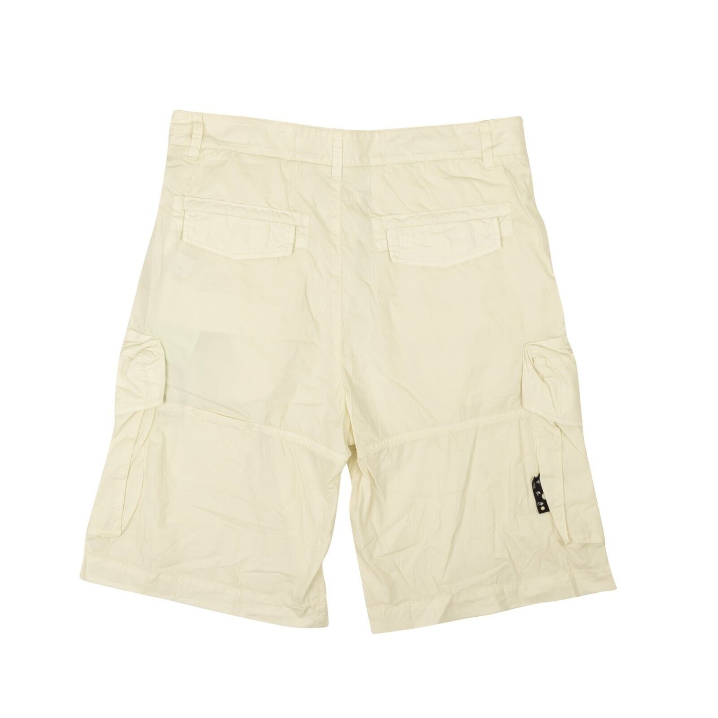 Off White C/O Virgil Abloh Ow Logo Utility Shorts - Cream