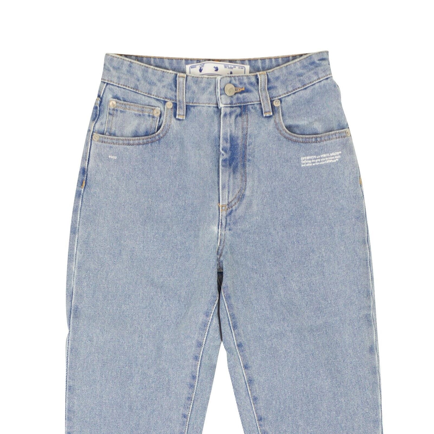 Off-White C/O Virgil Abloh Straight Jeans - Blue