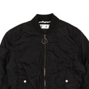 Off-White C/O Virgil Abloh Nylon Cropped Bomber Jacket - Black
