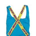 Off-White C/O Virgil Abloh Logo Band Swimsuit - Blue