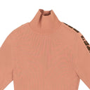 Off-White C/O Virgil Abloh Logo Band Mock Neck T-Shirt - Nude
