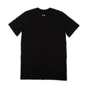 Black Cotton Crewneck Level Short Sleeve T-Shirt