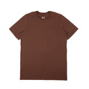 Rick Owens Throat Cotton Level Short Sleeve T-Shirt - Brown