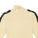 Off-White C/O Virgil Abloh Logo Strip S/S Turtleneck - Beige/Gray