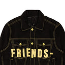 Vlone Friends Denim Jacket - Black/Yellow