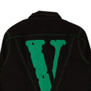 Vlone Friends Denim Jacket - Black/Green