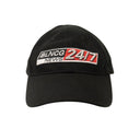 Black 24/7 Applique Cap
