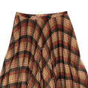 Dries Van Noten Sax Plaid Pleated Skirt - Multi