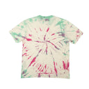 Green And Pink Core Logo Tie Dye T-Shirt