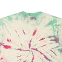 Green And Pink Core Logo Tie Dye T-Shirt