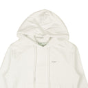 White Arrow Logo Slim Hoodie