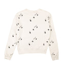 Off-White C/O Virgil Abloh Ow Allover Slim Crewneck Sweatshirt - White/Black