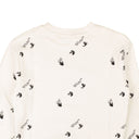Off-White C/O Virgil Abloh Ow Allover Slim Crewneck Sweatshirt - White/Black