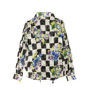 Off-White C/O Virgil Abloh Check Plisse Skirt - Black/White