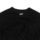 Off-White C/O Virgil Abloh Bra Drape T-Shirt - Black