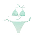Mint Green Gradient Bikini Swim Suit