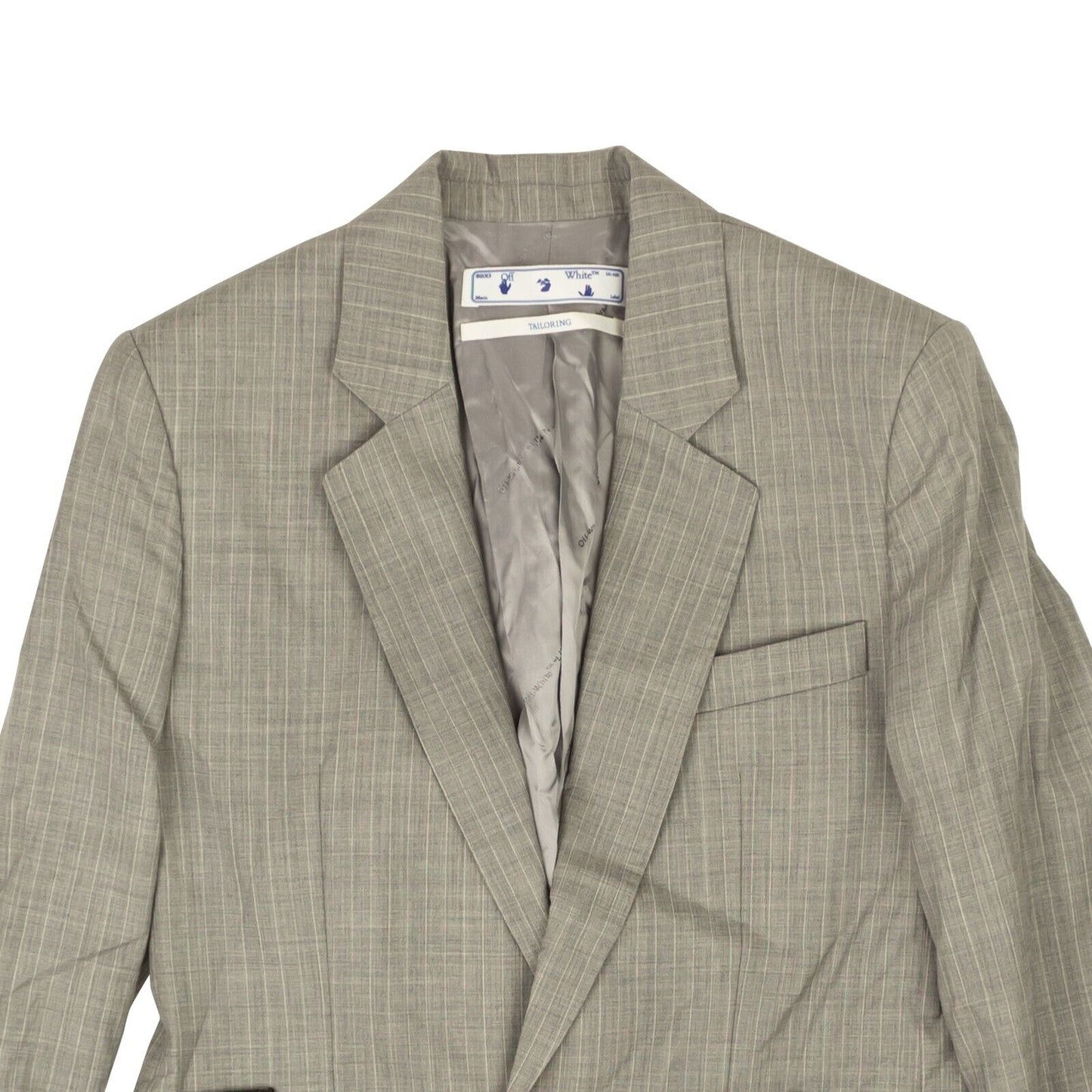 Grey Unfinished Single Blazer