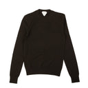 BOTTEGA VENETA BROWN TECHNO SKIN PULLOVER SWEATER