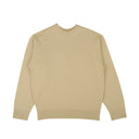 Camel Cashmere Crewneck Pullover Sweater