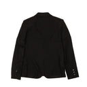 Women's Black Gold Trimmed Wool Dress Suit