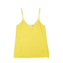 Yellow V-Neck Spaghetti Strap Cami Tank Top