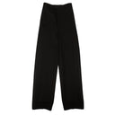 BOTTEGA VENETA BLACK INTRECCIATO BASKET WEAVE DETAIL PANTS