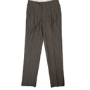 Charcoal Gray Wool Blend Dress Pants