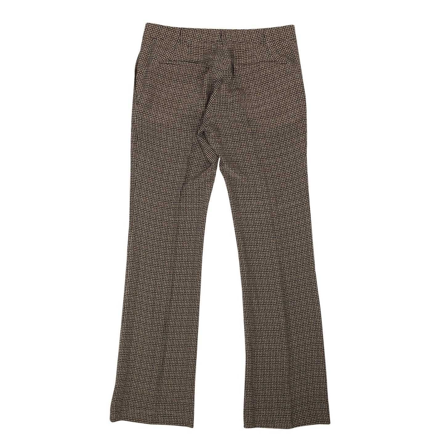 Davide Cenci Geometric Silk Pants - Brown